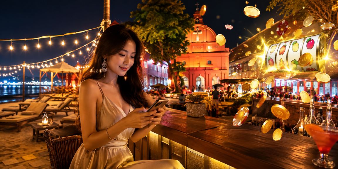 Pemain dari Melaka memainkan slot di big321 menggunakan telefon pintar